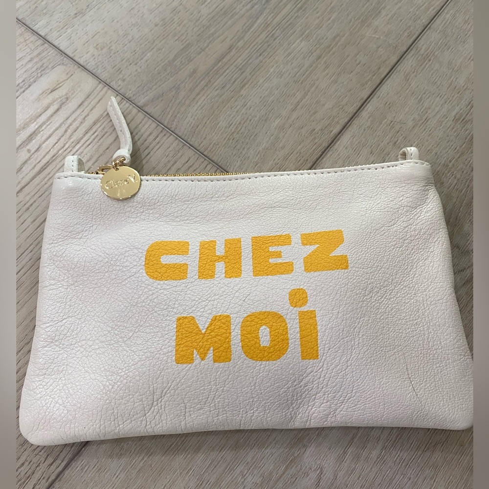 Clare V leather pouch.  Like new